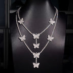 Butterfly Chain, Moissanite, 925 Silver | FAZE Jewelry