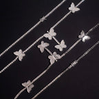 Butterfly Chain, Moissanite, 925 Silver | FAZE Jewelry