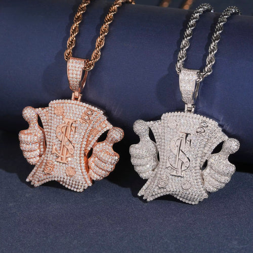 Money Pendant — Moissanite, 925 Silver