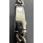 20mm Cuban Chain Bumper to Bumper — Moissanite, Zinc