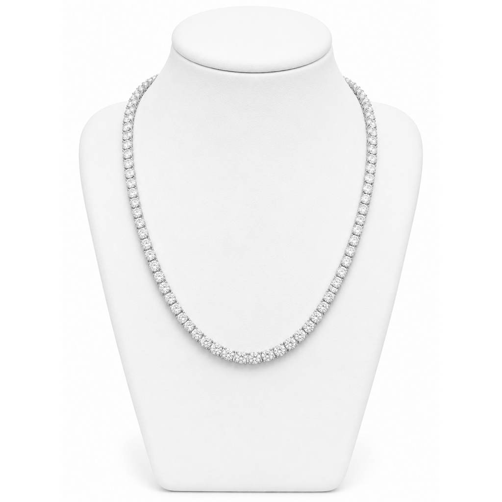 5mm Tennis Chain — Moissanite, 925 Silver
