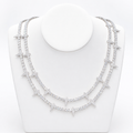 Pointers Chain — Moissanite, 925 Silver