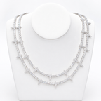 Pointers Chain — Moissanite, 925 Silver