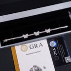 Butterfly Baguette Tennis Bracelet — Moissanite, 925 Silver