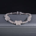 Butterfly Baguette Tennis Bracelet — Moissanite, 925 Silver