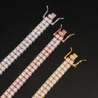 Double Row Tennis Bracelet — Moissanite, 925 Silver