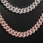 10mm Cuban Bracelet Baguette Setting — Moissanite, 925 Silver