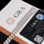 10mm Iced-Out Cuban Link Bracelet – Moissanite & 925 Silver
