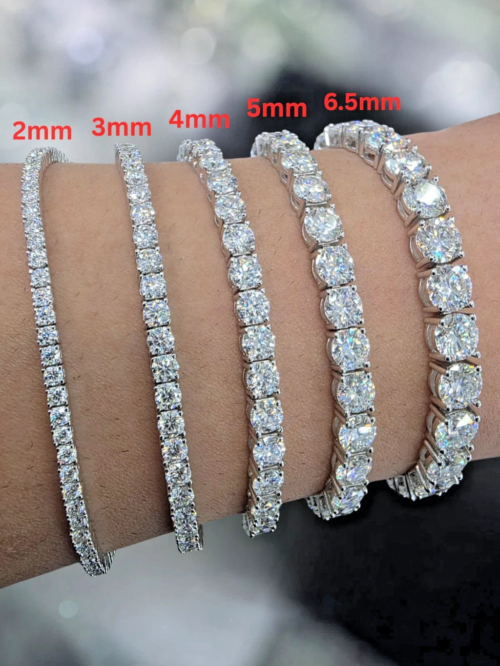 3mm Classic Tennis Chain — Moissanite