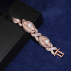 Evil Eye Pearl Bracelet – Moissanite & 925 Silver