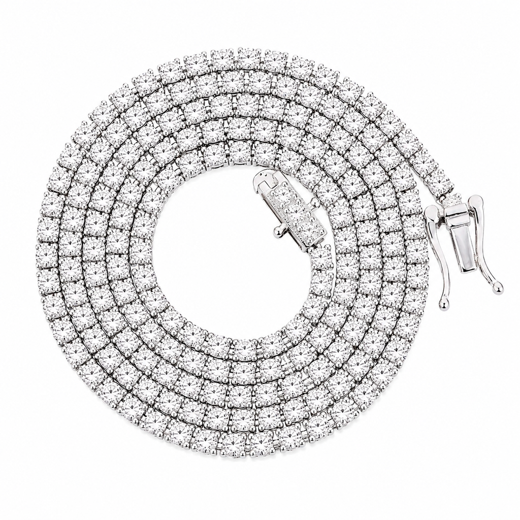 2mm Classic Tennis Chain — Moissanite