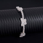 Butterfly Baguette Tennis Bracelet — Moissanite, 925 Silver