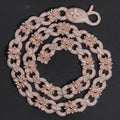 Flower Marquise Infinity Chain — Moissanite, 925 Silver