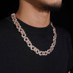 Flower Marquise Infinity Chain — Moissanite, 925 Silver