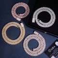 10mm Iced-Out Cuban Link Chain — Moissanite, 925 Silver