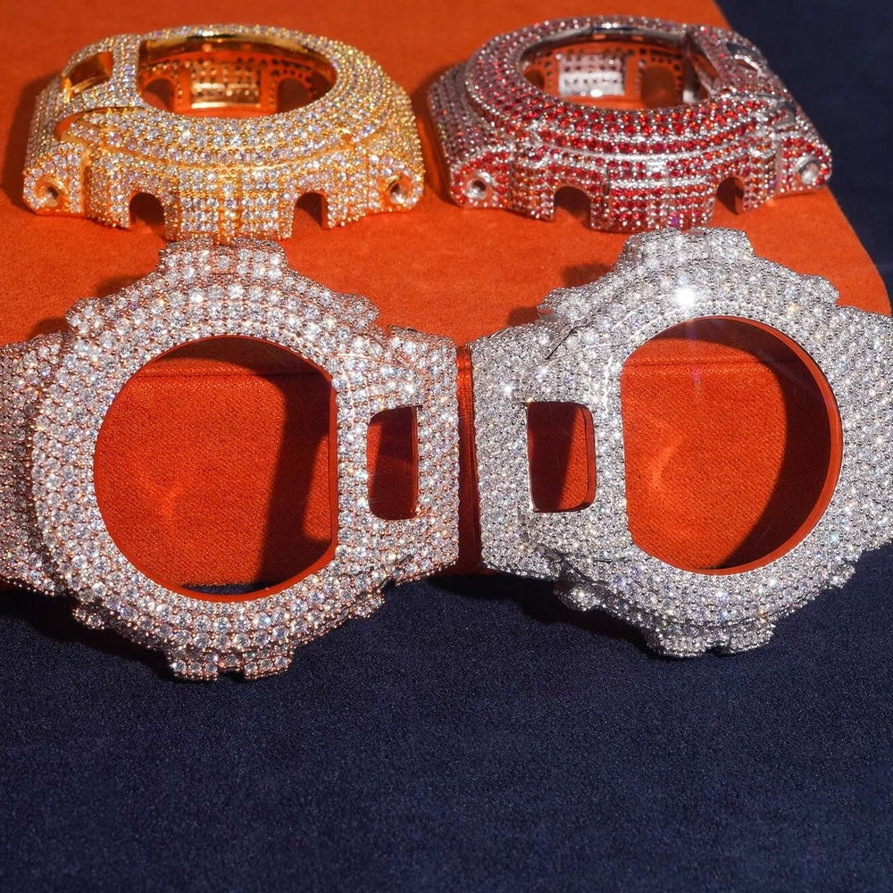 GShock DW6900 Bezel — Moissanite, Zinc