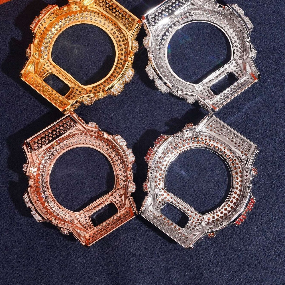 GShock DW6900 Bezel — Moissanite, Zinc