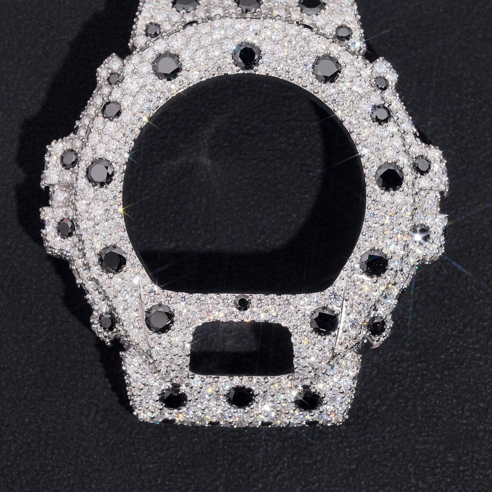 GShock DW6900 Polka Bezel — Moissanite, Zinc