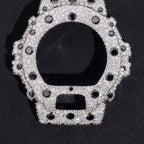 GShock DW6900 Polka Bezel — Moissanite, Zinc