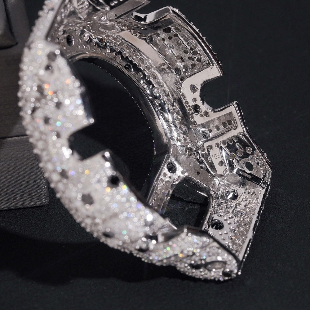 GShock DW6900 Polka Bezel — Moissanite, Zinc