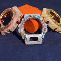 GShock DW6900 Rainbow Bezel — Moissanite, Zinc