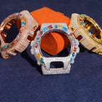 GShock DW6900 Rainbow Bezel — Moissanite, Zinc