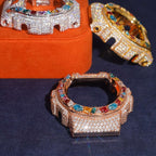 GShock DW6900 Rainbow Bezel — Moissanite, Zinc