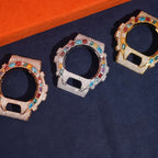 GShock DW6900 Rainbow Bezel — Moissanite, Zinc