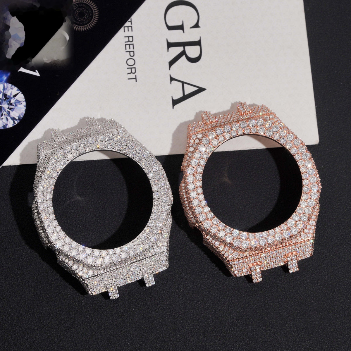 GShock GA2100 Bezel — Moissanite, Zinc