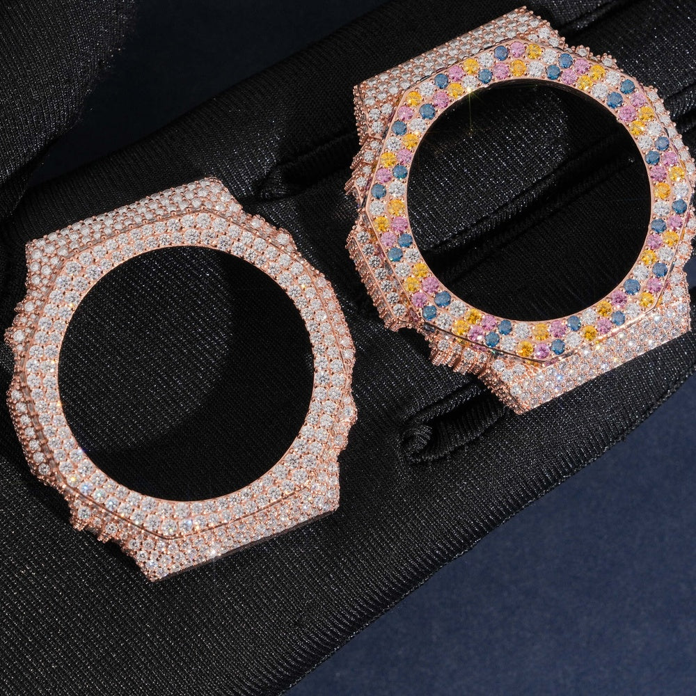 GShock GA2100 Rainbow Bezel — Moissanite, Zinc