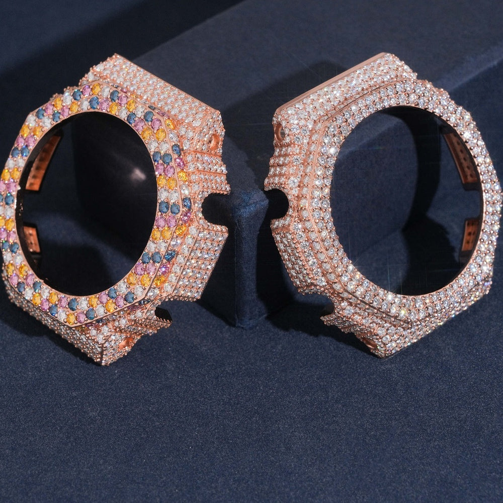 GShock GA2100 Rainbow Bezel — Moissanite, Zinc