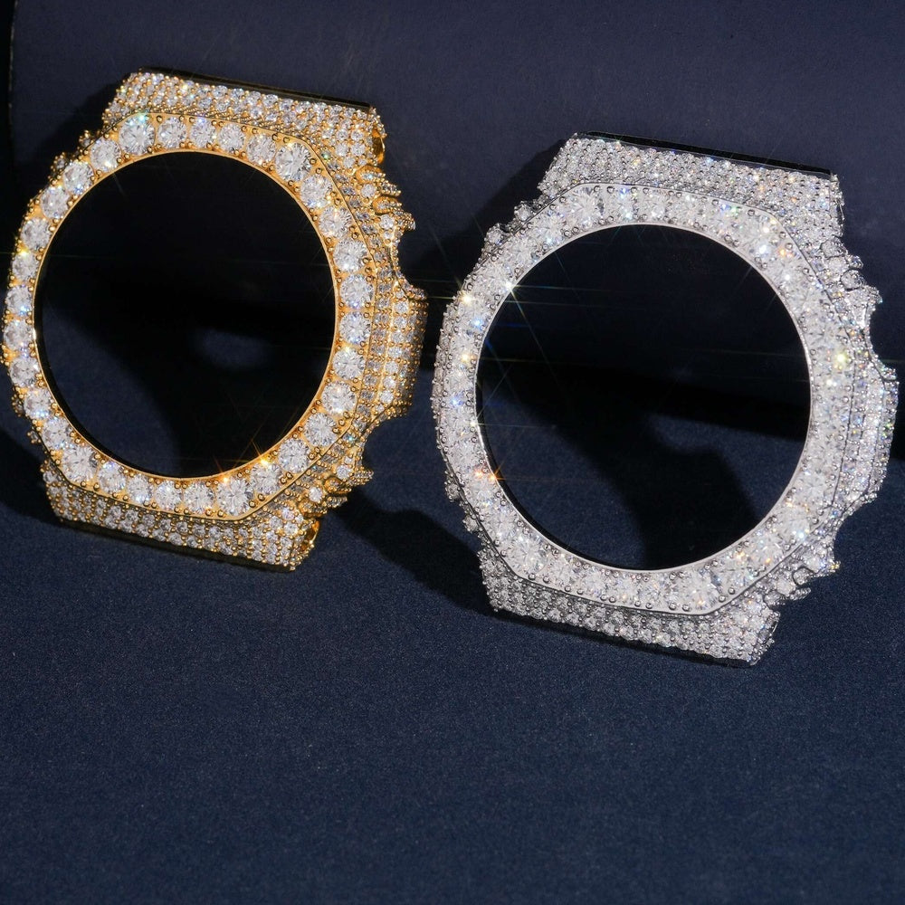 GShock GM2100 Big Stone Bezel — Moissanite, 925 Silver