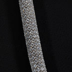 Iced Tube Chain — Moissanite, 925 Silver