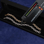 Infinity Link Bracelet — Moissanite, 925 Silver