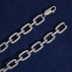 Infinity Link Bracelet — Moissanite, 925 Silver
