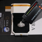 Marquise Halo Eternity Ring — Moissanite, 925 Silver