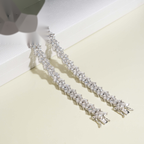 Marquise Laurel Tennis Bracelet – Moissanite & 925 Silver