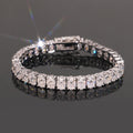 Oval Tennis Bracelet — Moissanite, 925 Silver