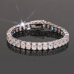 Oval Tennis Bracelet — Moissanite, 925 Silver
