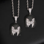Furry Monster Pendant — Moissanite, 925 Silver