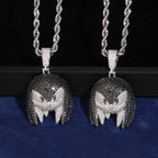 Furry Monster Pendant — Moissanite, 925 Silver