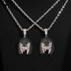 Furry Monster Pendant — Moissanite, 925 Silver
