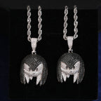 Furry Monster Pendant — Moissanite, 925 Silver