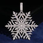 Snowflake Pendant — Moissanite, 925 Silver