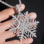 Snowflake Pendant — Moissanite, 925 Silver