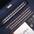 3mm Cluster Bracelet, Moissanite, 925 Silver | FAZE Jewelry