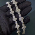 Cluster Bracelet Moissanite S925 + Rhodium