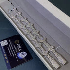 Cluster Bracelet, Moissanite, 925 Silver | FAZE Jewelry