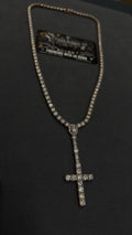 5MM Rosary Moissanite S925 + Rhodium