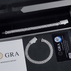 Spiked Prong Cuban Link Bracelet – Moissanite & 925 Silver